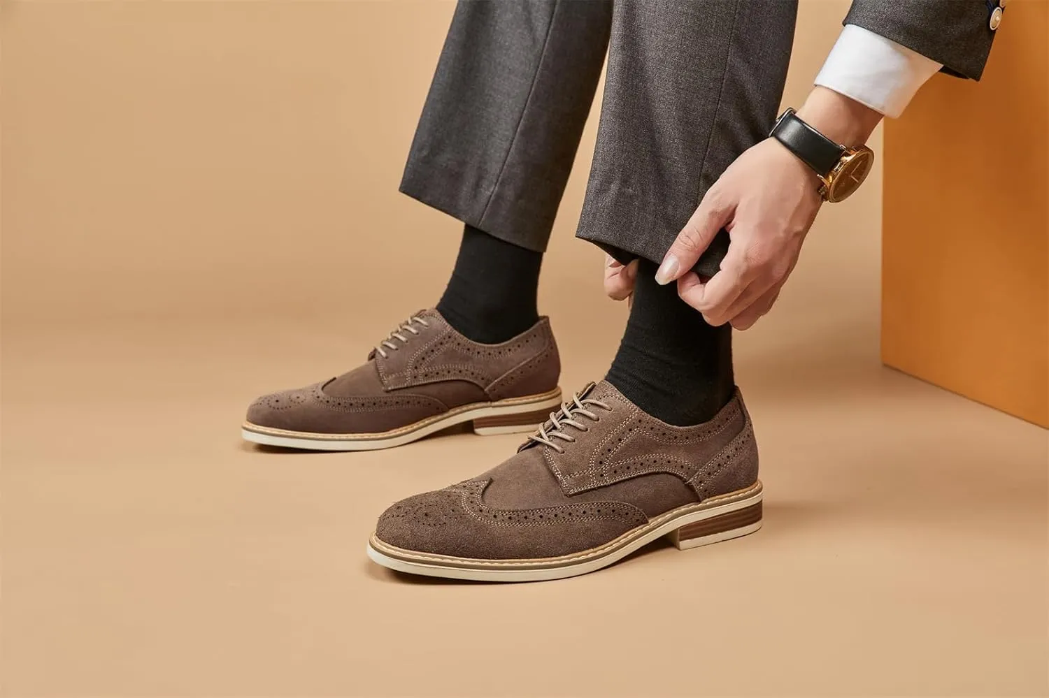 Men's Oxford Shoes Dress Shoes Men's Lightweight Lace-up Fashion Shoes