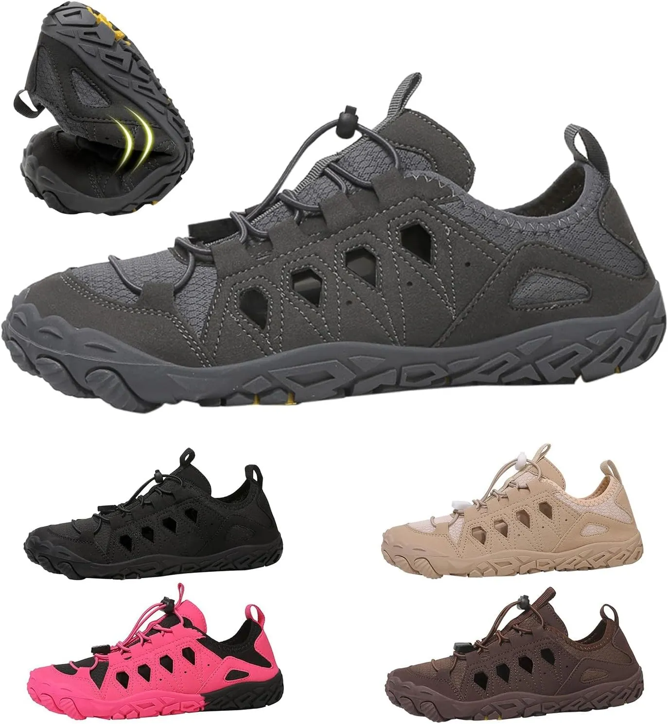 Mens Slip-On Running Shoes Comfortable Casual Sneakers Non Slip Breathable Lightweight Work Shoes Gym Sneakers