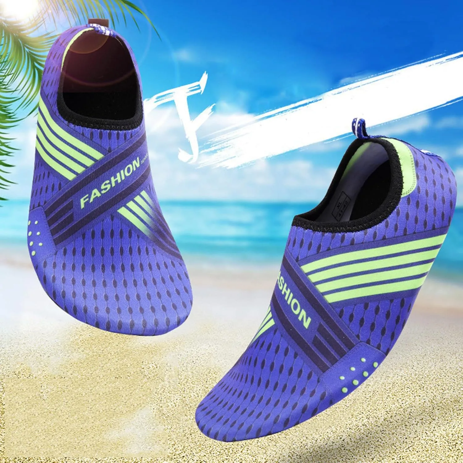 Mens Water Shoes Wide Feet Breathable Non Slip Athletic Water Shoes Barefoot Water Shoes Wide Width Women Barefoot Yoga Exercise Wear Sport Accessories for Boating Fishing Diving Surfing