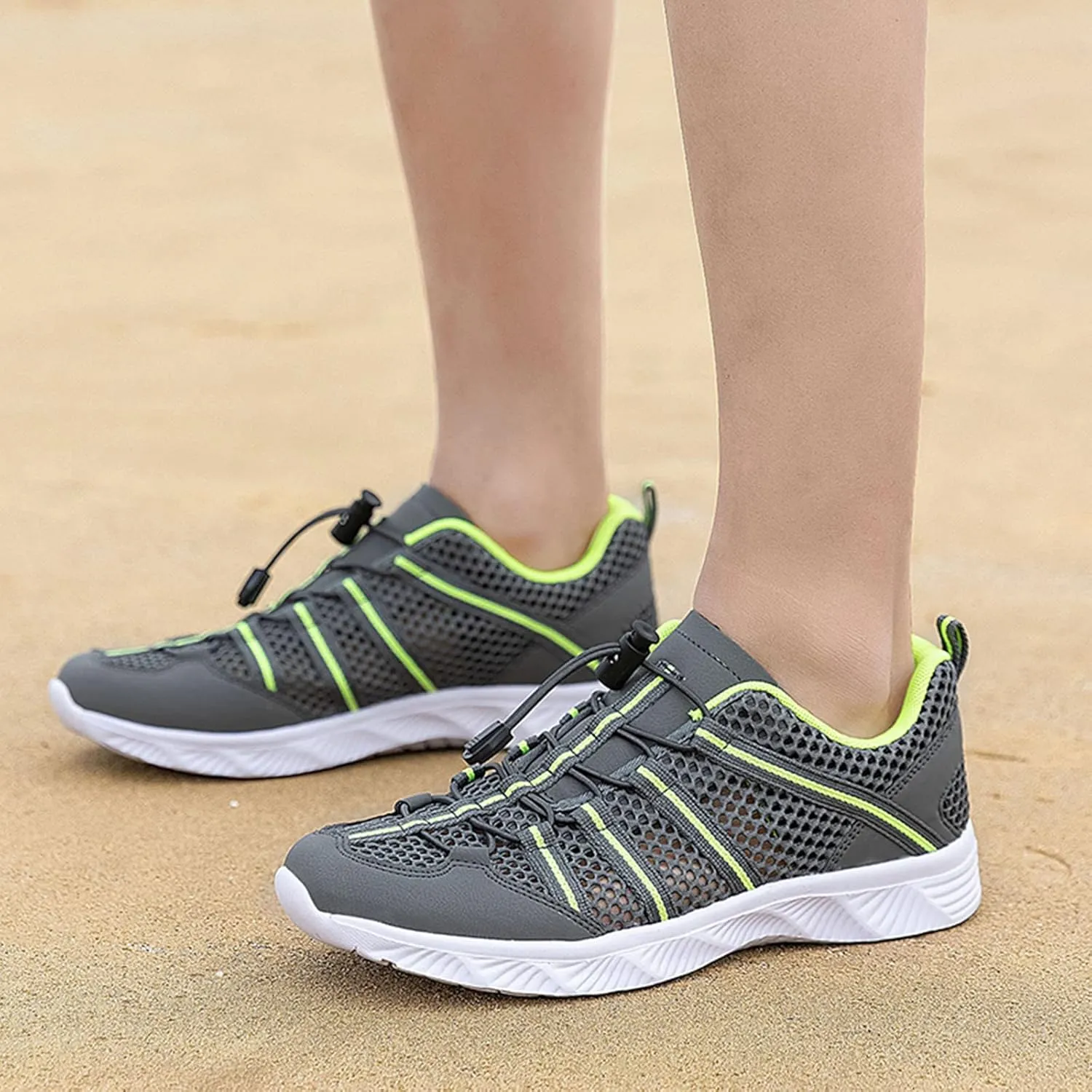 Mens Water Shoes Wide Feet Breathable Non Slip Athletic Water Shoes Barefoot Water Shoes Wide Width Women Barefoot Yoga Exercise Wear Sport Accessories for Boating Fishing Diving Surfing