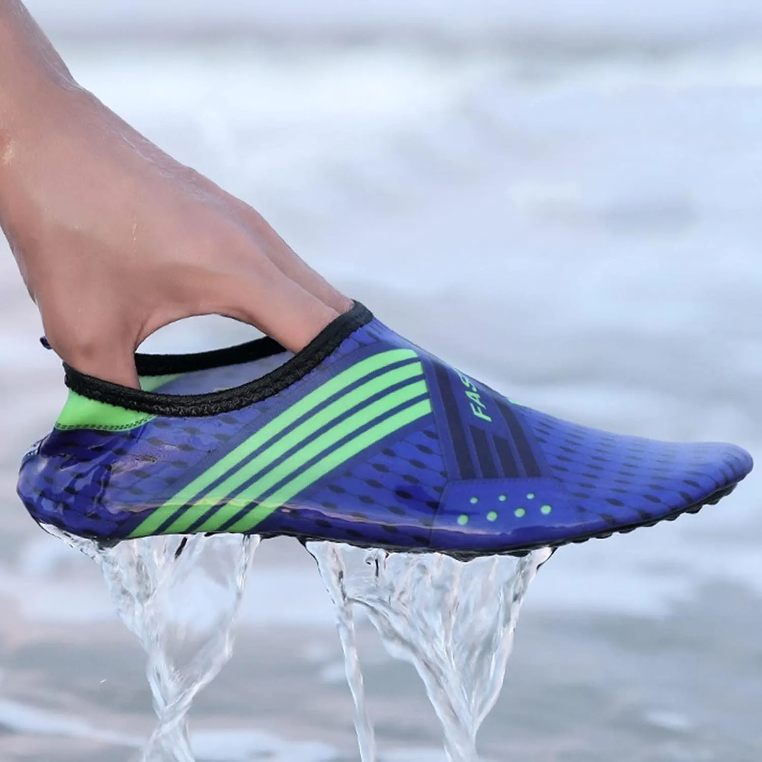 Mens Water Shoes Wide Feet Breathable Non Slip Athletic Water Shoes Barefoot Water Shoes Wide Width Women Barefoot Yoga Exercise Wear Sport Accessories for Boating Fishing Diving Surfing