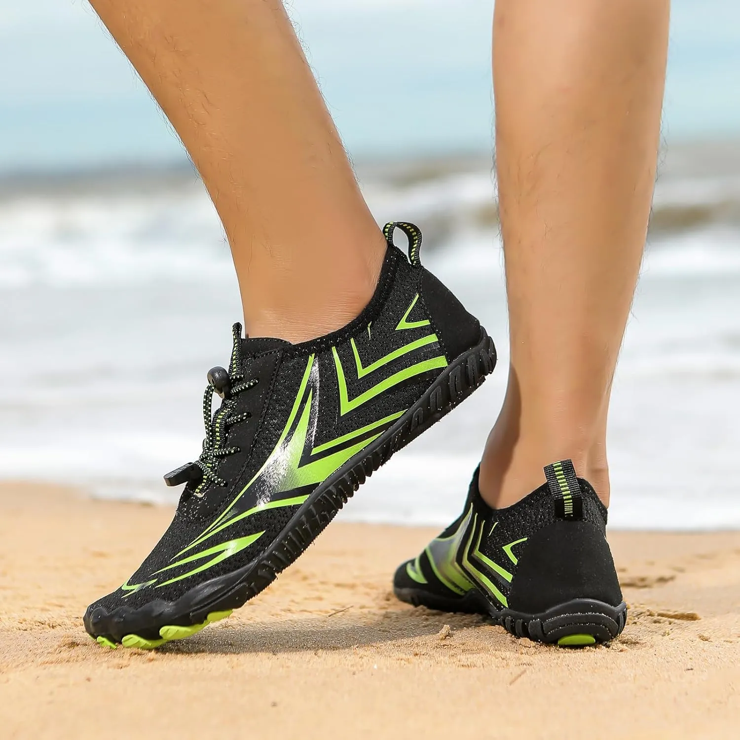 Men's Women's Barefoot Shoes Athletic Hiking Water Shoes Wide Toe Box Healthy & Non-Slip Breathable Barefoot Water Shoes Beach Pool Aqua Swim Surf Hiking Walking Shoes