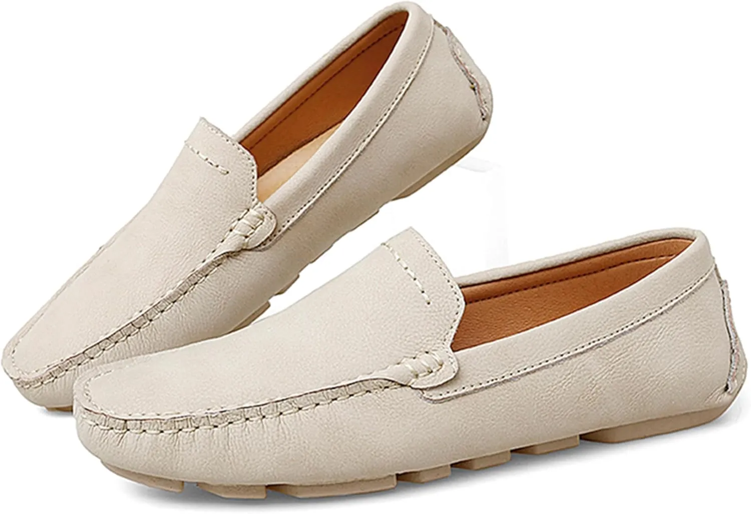 Minishion Boys Mens Comfortable Slip on Shoes Summer Penny Loafers Casual Shoes YY004