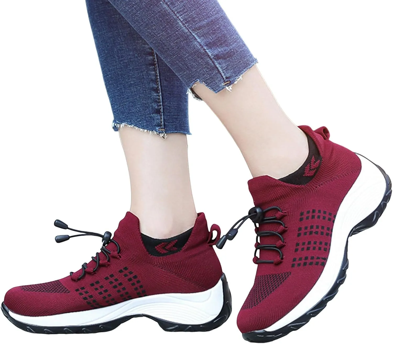 Ortho Stretch Cushion Shoes for Women Comfort Orthowear Shoes Breathable Mesh Sneakers Plantar Fasciitis Wear Shoes