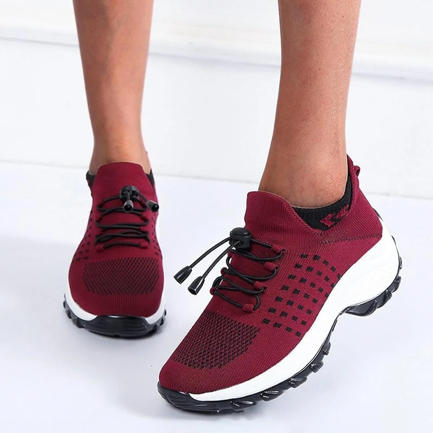 Ortho Stretch Cushion Shoes for Women Comfort Orthowear Shoes Breathable Mesh Sneakers Plantar Fasciitis Wear Shoes
