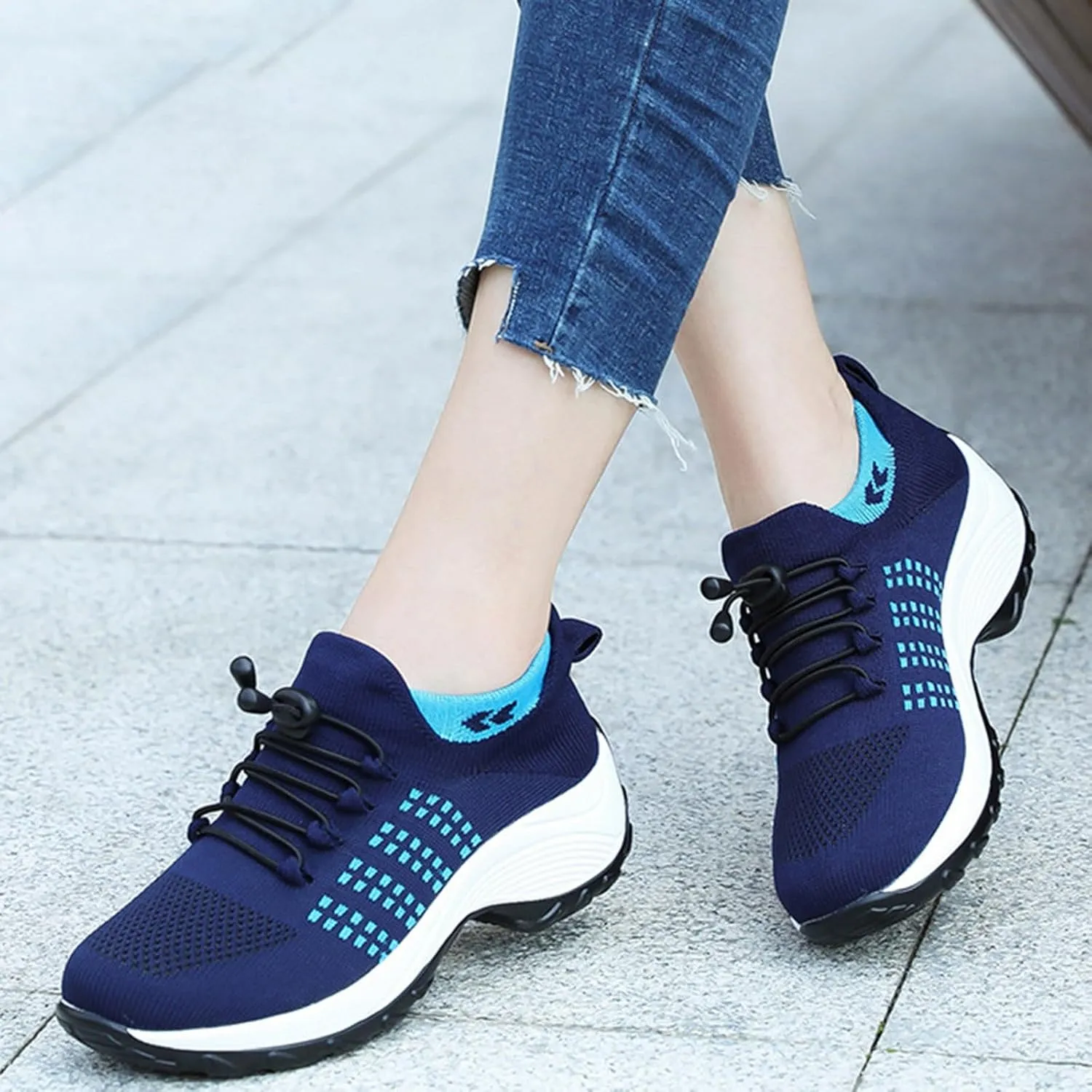 Ortho Stretch Cushion Shoes for Women Comfort Orthowear Shoes Breathable Mesh Sneakers Plantar Fasciitis Wear Shoes