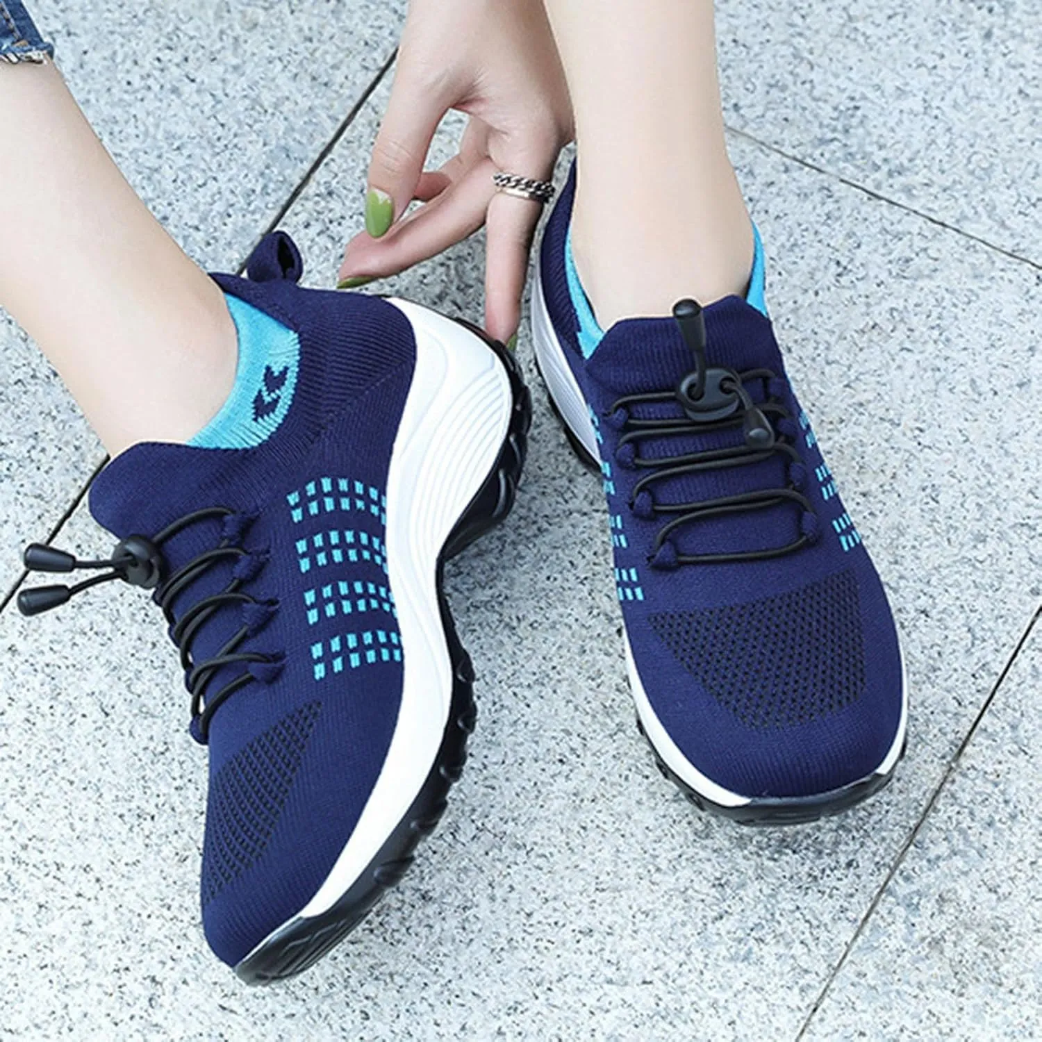 Ortho Stretch Cushion Shoes for Women Comfort Orthowear Shoes Breathable Mesh Sneakers Plantar Fasciitis Wear Shoes