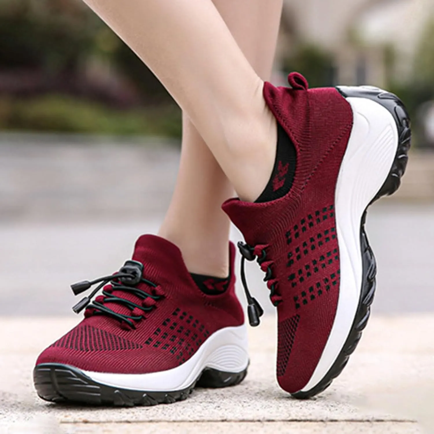 Ortho Stretch Cushion Shoes for Women Comfort Orthowear Shoes Breathable Mesh Sneakers Plantar Fasciitis Wear Shoes