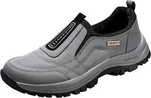 Orthopedic Walking Shoes Hiking Shoes Mens, Slip-On Outdoor Sneakers,Men's Comfortable Waterproof Orthopedic Walking Shoe