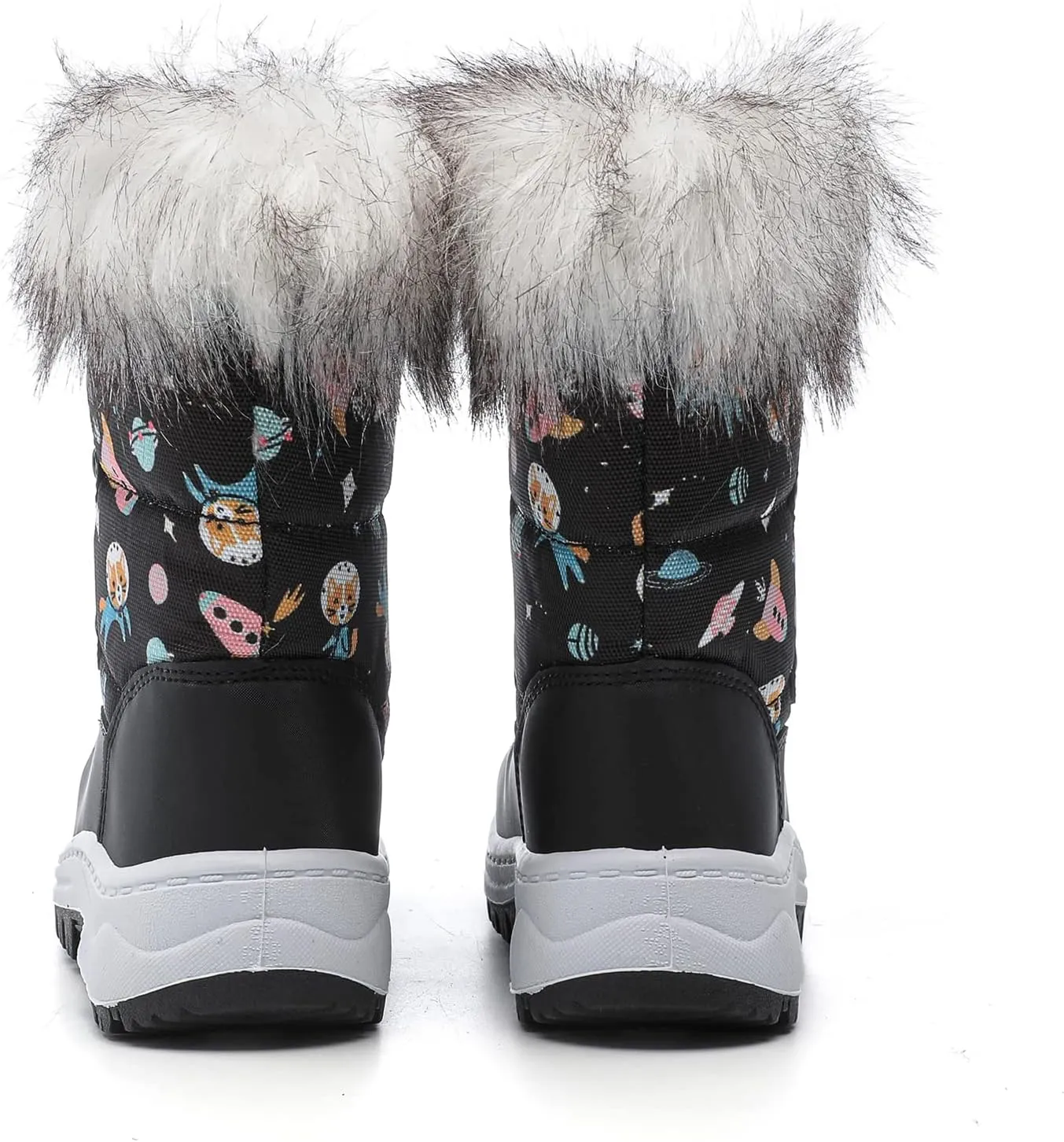 peggy piggy Boy's Girl's Winter Boots Outdoor Waterproof Cold Weather Snow Boots Warm Shoes(Toddler/Little Kid)