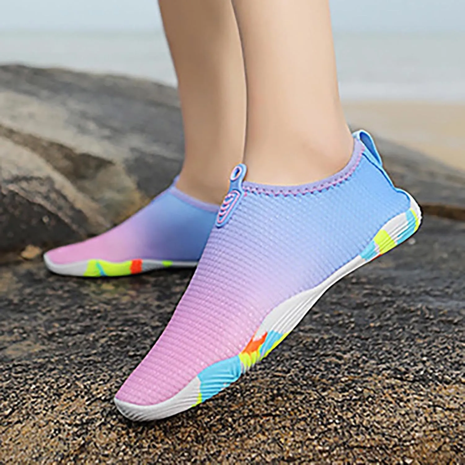 Quick Dry Aqua Socks Water Shoes for Men Women Barefoot Swim Beach Pool Surf Kayaking Hiking Diving Yoga Sports Lightweight Breathable