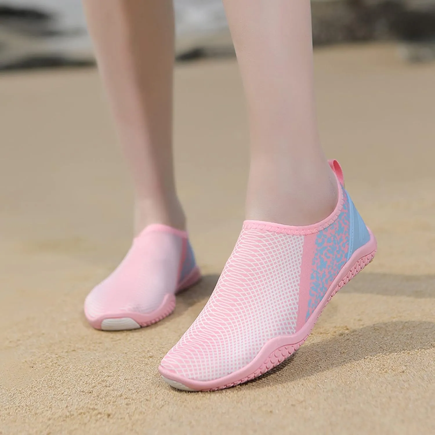 Quick Dry Water Shoes Mens Womens Barefoot Aqua Socks Swim Beach Pool Shoes Lightweight Outdoor Sports Hiking Surf Yoga Footwear