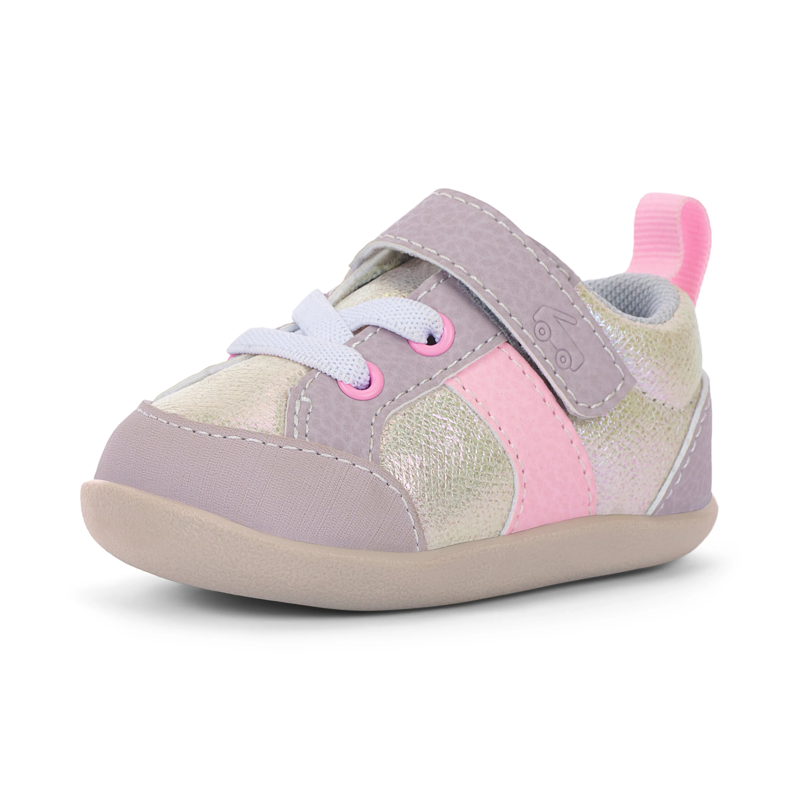 See Kai Run Connor Mini | Gold/Pink Toddler Sneakers