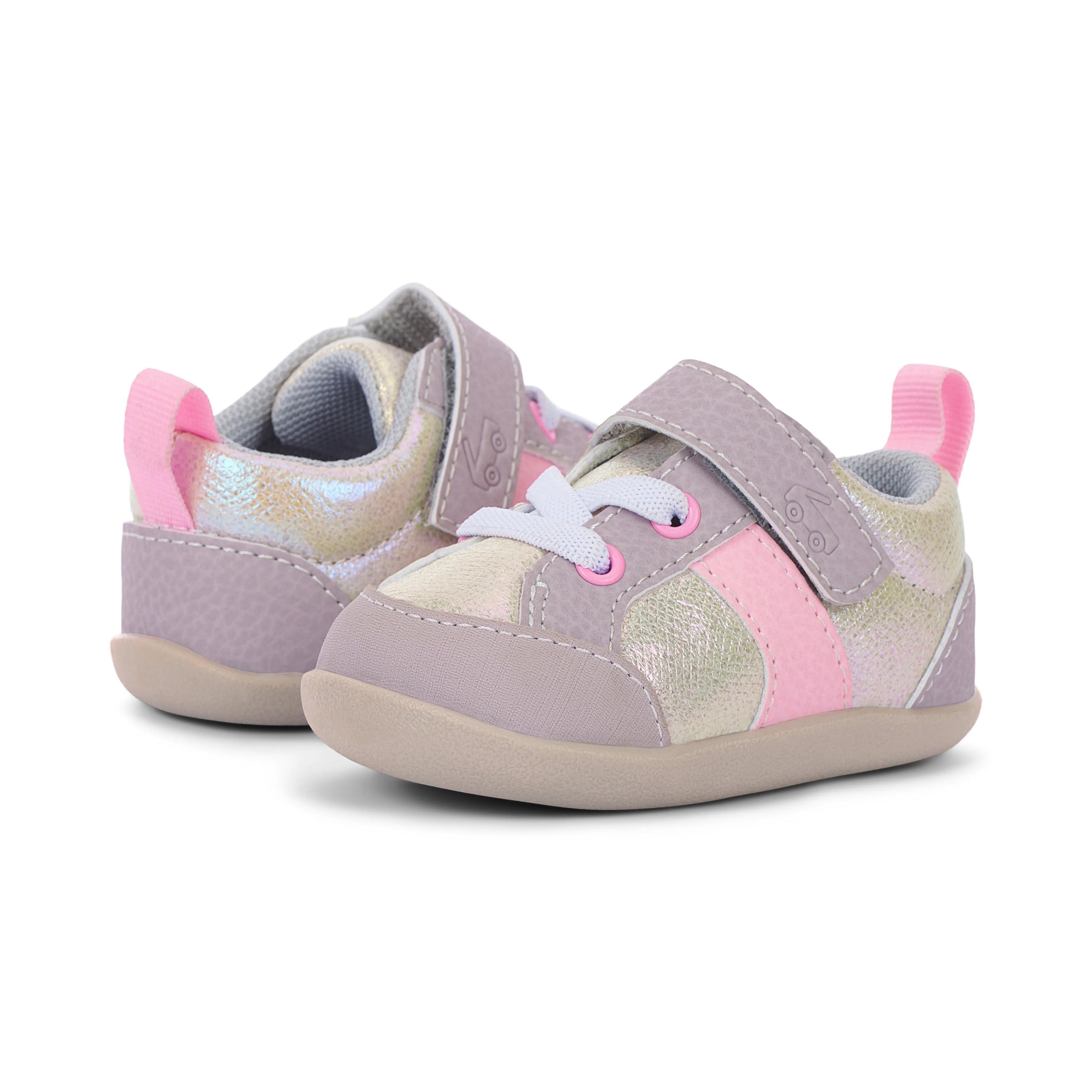 See Kai Run Connor Mini | Gold/Pink Toddler Sneakers