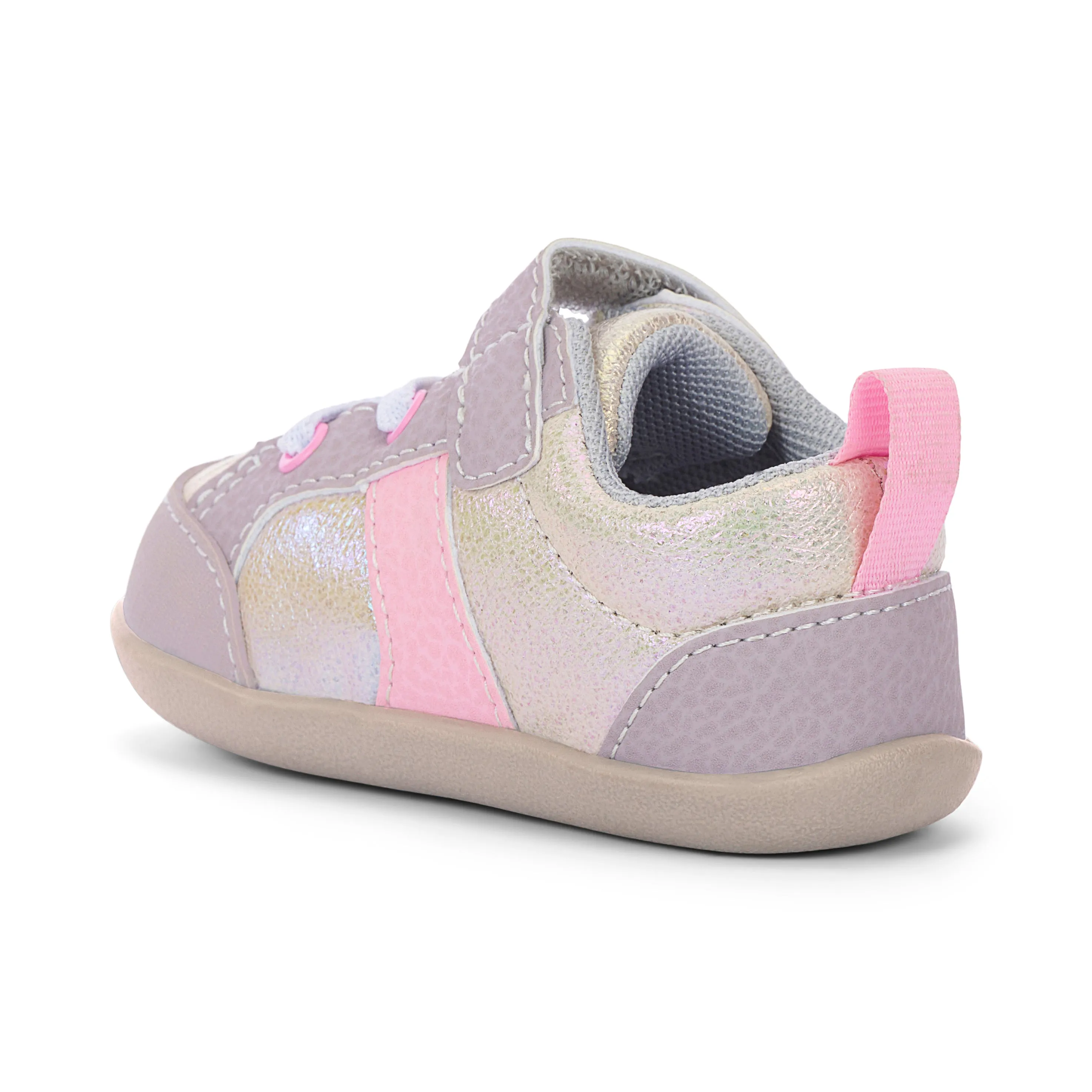 See Kai Run Connor Mini | Gold/Pink Toddler Sneakers
