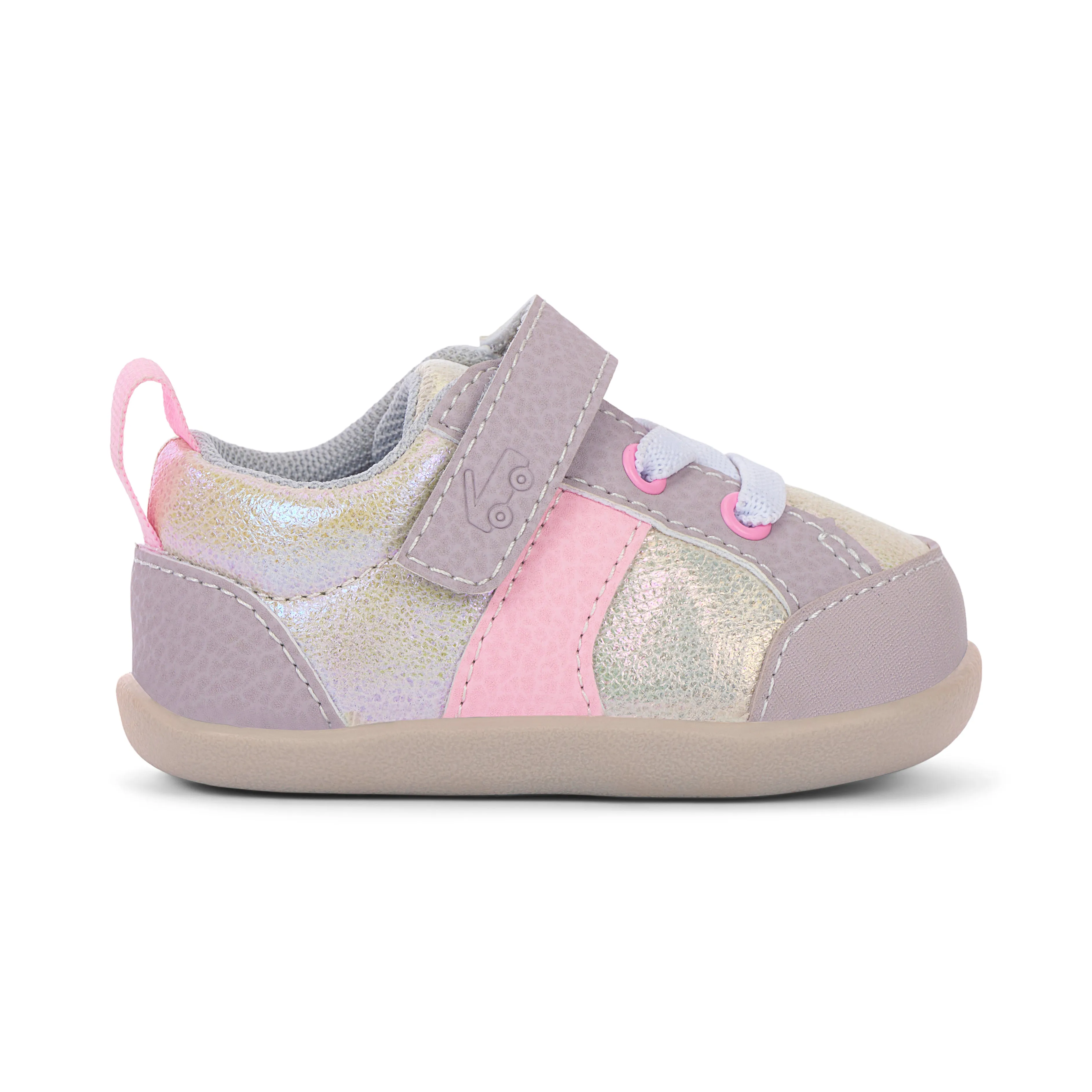 See Kai Run Connor Mini | Gold/Pink Toddler Sneakers