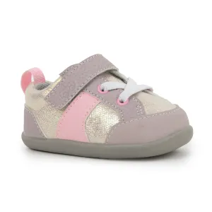 See Kai Run Connor Mini | Gold/Pink Toddler Sneakers