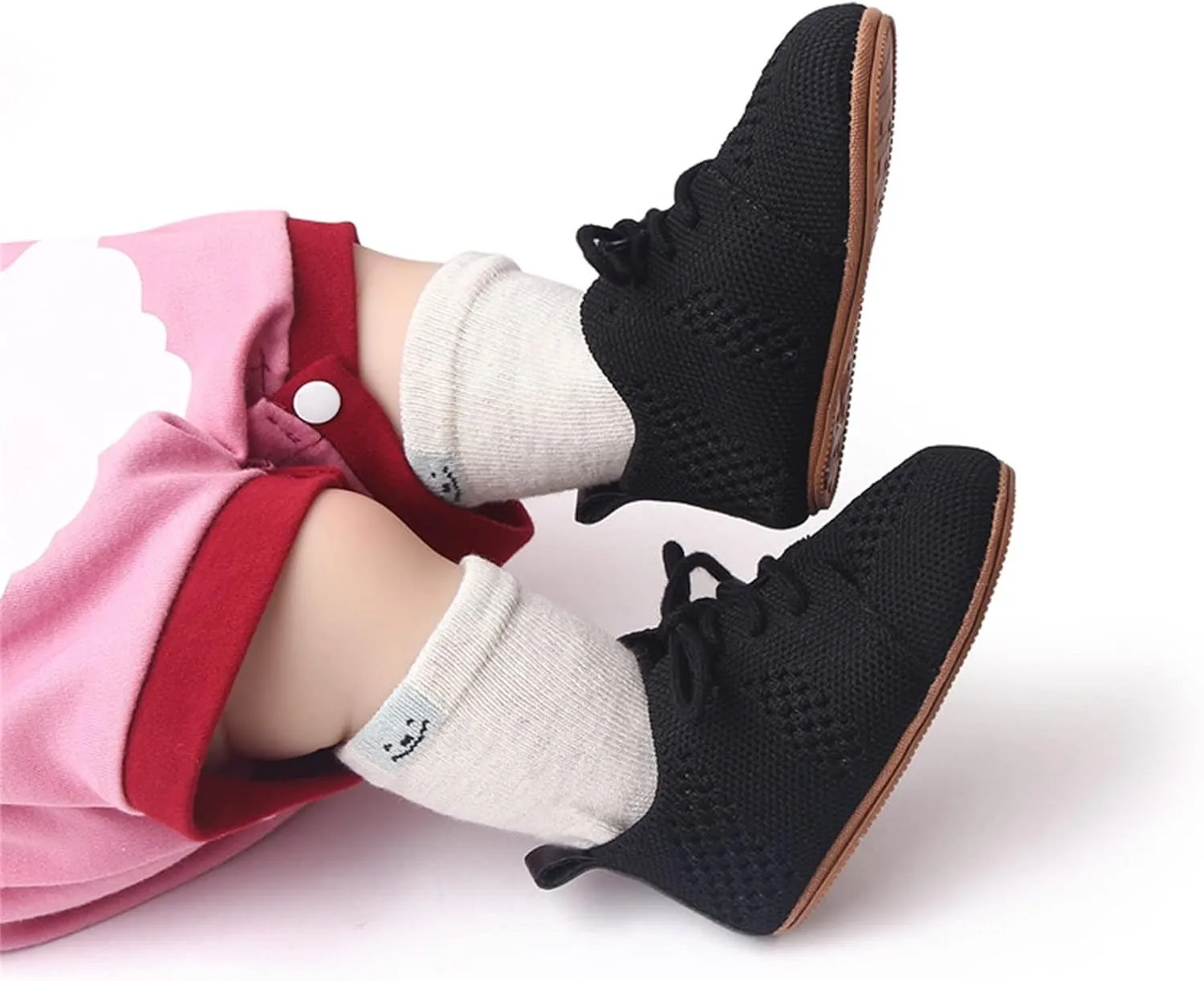 Toddler Baby Hollow Mesh First-Walking Trainers Shoes Infant Boys Girls Lightweight Non Slip Floor Sports Sneakers