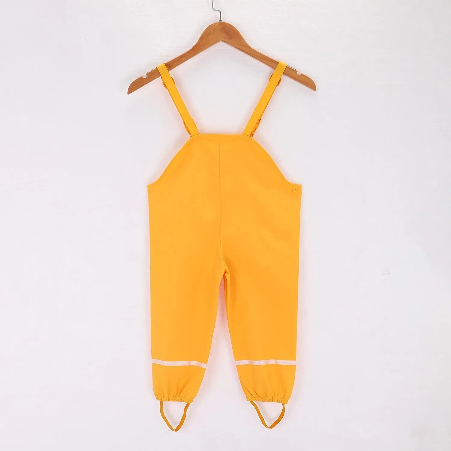 Toddler Boys Girls Waterproof Suspender Rain Pants Dirty Proof Windbreak Rain Bib Insulated Overalls