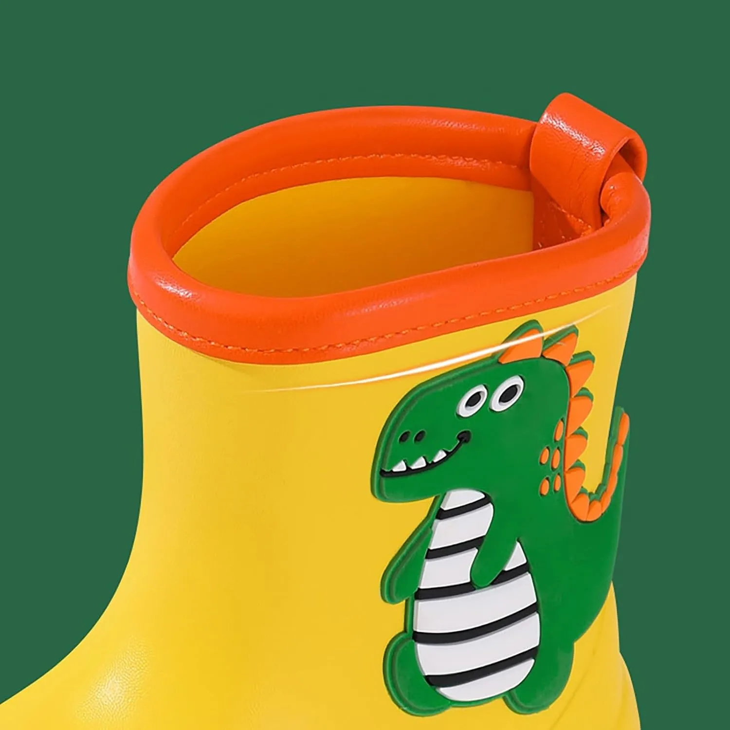 Toddler Cute Cartoon Rain Boots Boys Girls Baby Cartoon Dinosaur Rain Shoes Non Slip Rubber Boots for Kids Boys