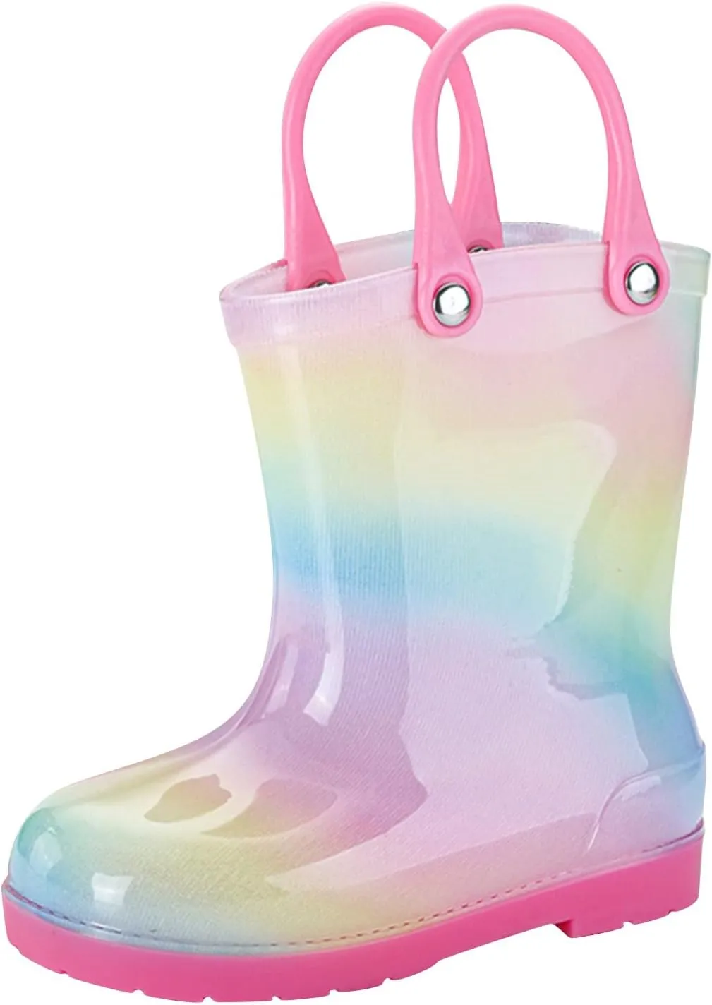 Toddler Cute Colorful Rain Boots Cartoon Children Rain Boots Boys And Girls Infant Rain Boots Water Rubber Shoes