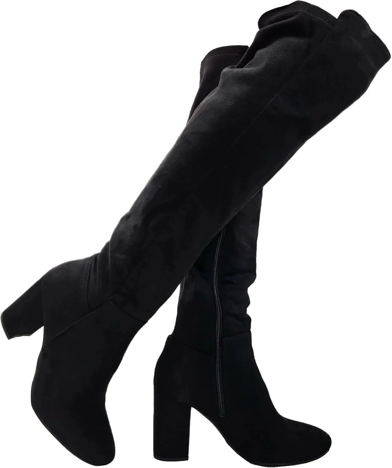 TOP Moda Womens Classy High Heel Knee High Boots