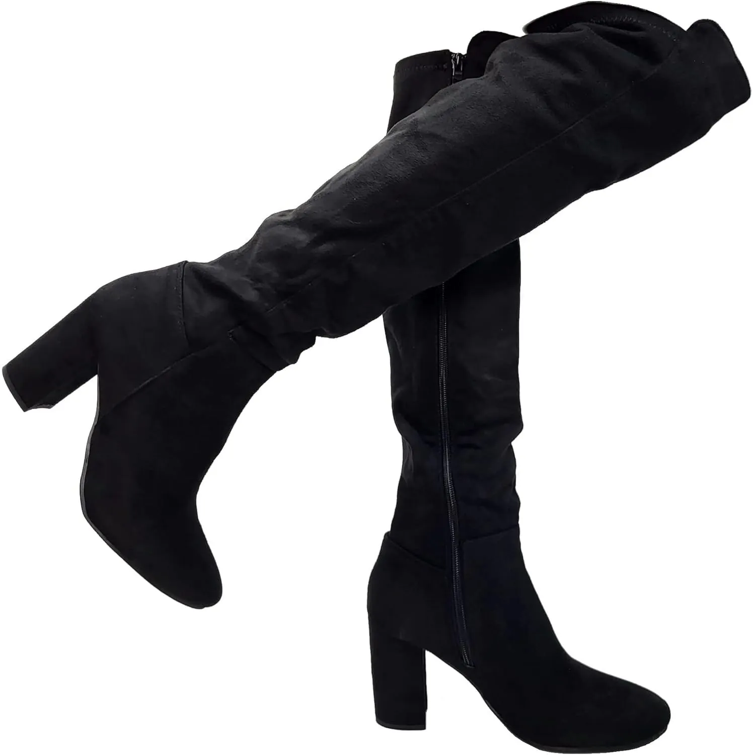 TOP Moda Womens Classy High Heel Knee High Boots