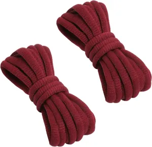VSUDO 2 Pairs Oval Shoe Laces for Sneakers, Basketball Baseball Shoelace, Athletic Sport Trainers Shoestrings