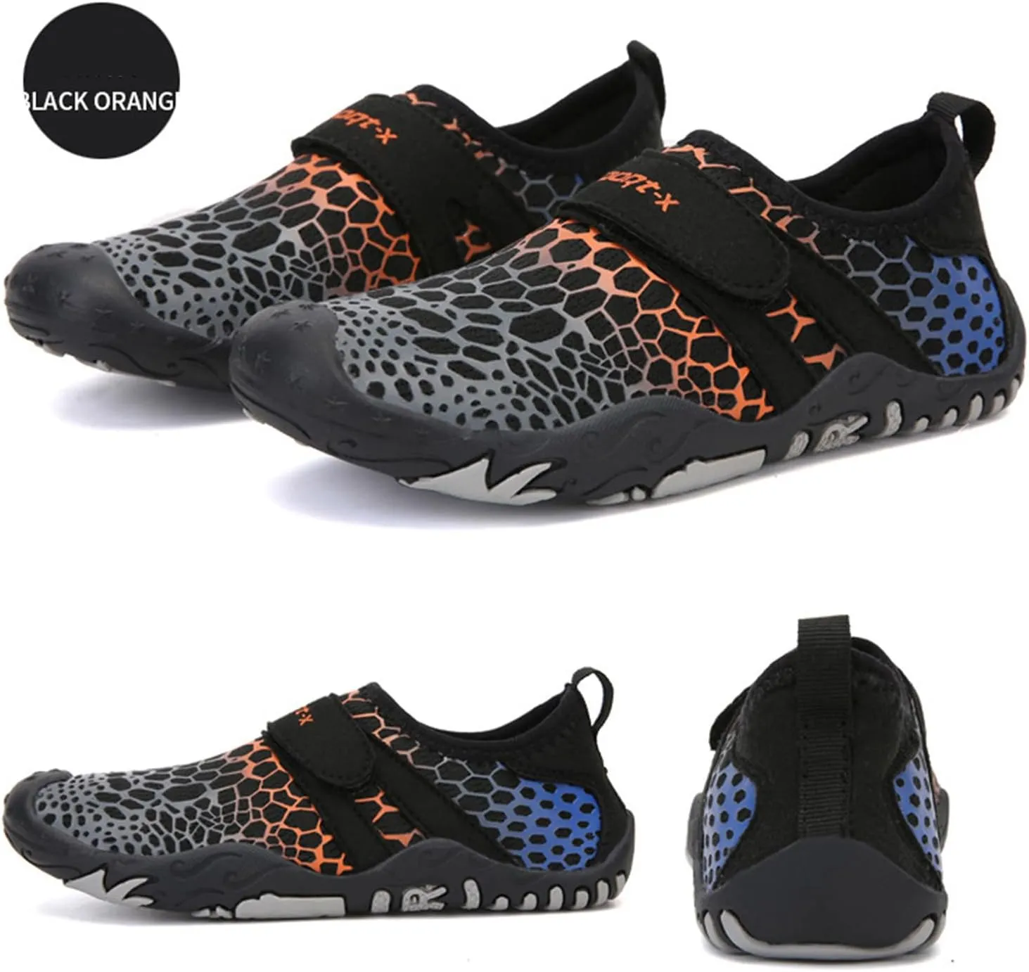 Water Shoes for Kids Boys Girls Athletic Non Slip Barefoot Shoes Lightweight Breathable Quick Dry Water Shoes Unisex Fashion Printed Hiking Footwear for Running Swimming Surfing Camping Climbing