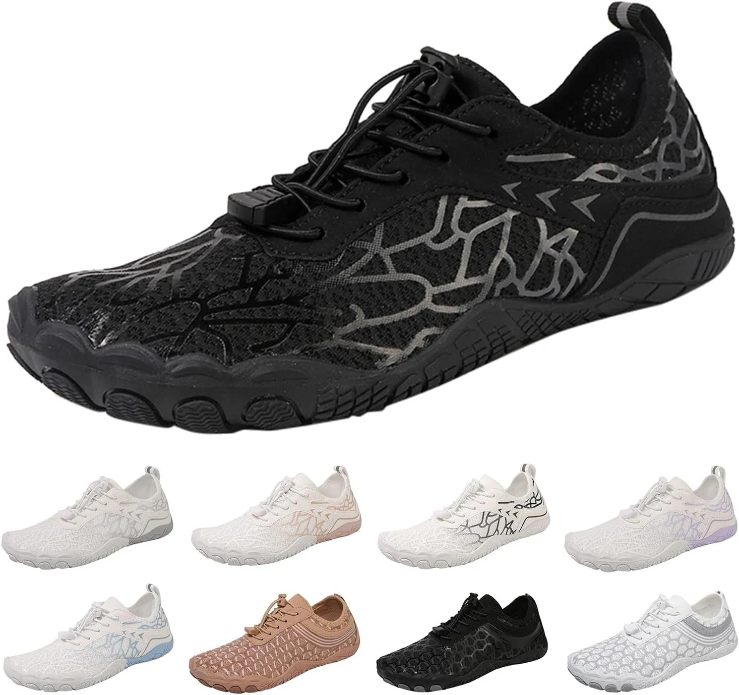 Water Shoes Mens Womens Barefoot Outdoor Athletic Sport Shoes Quick-Dry Aqua Sock for Swim Beach Pool Hiking Surfing Sailing River Boating