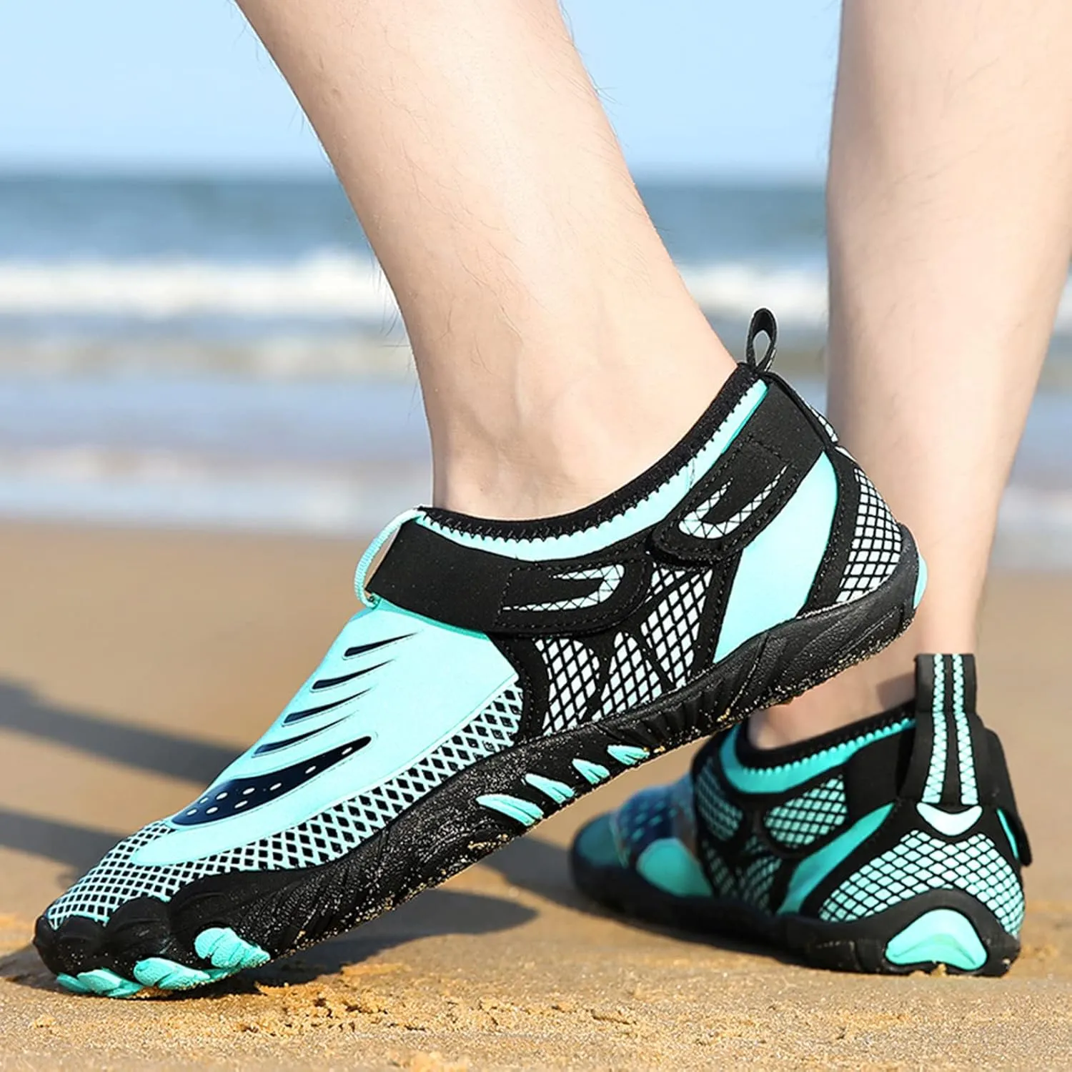 Water Shoes Mens Womens Quick Dry Barefoot Aqua Socks Beach Swim Pool Shoes Non Slip Outdoor Sports Hiking Surf Yoga Lightweight