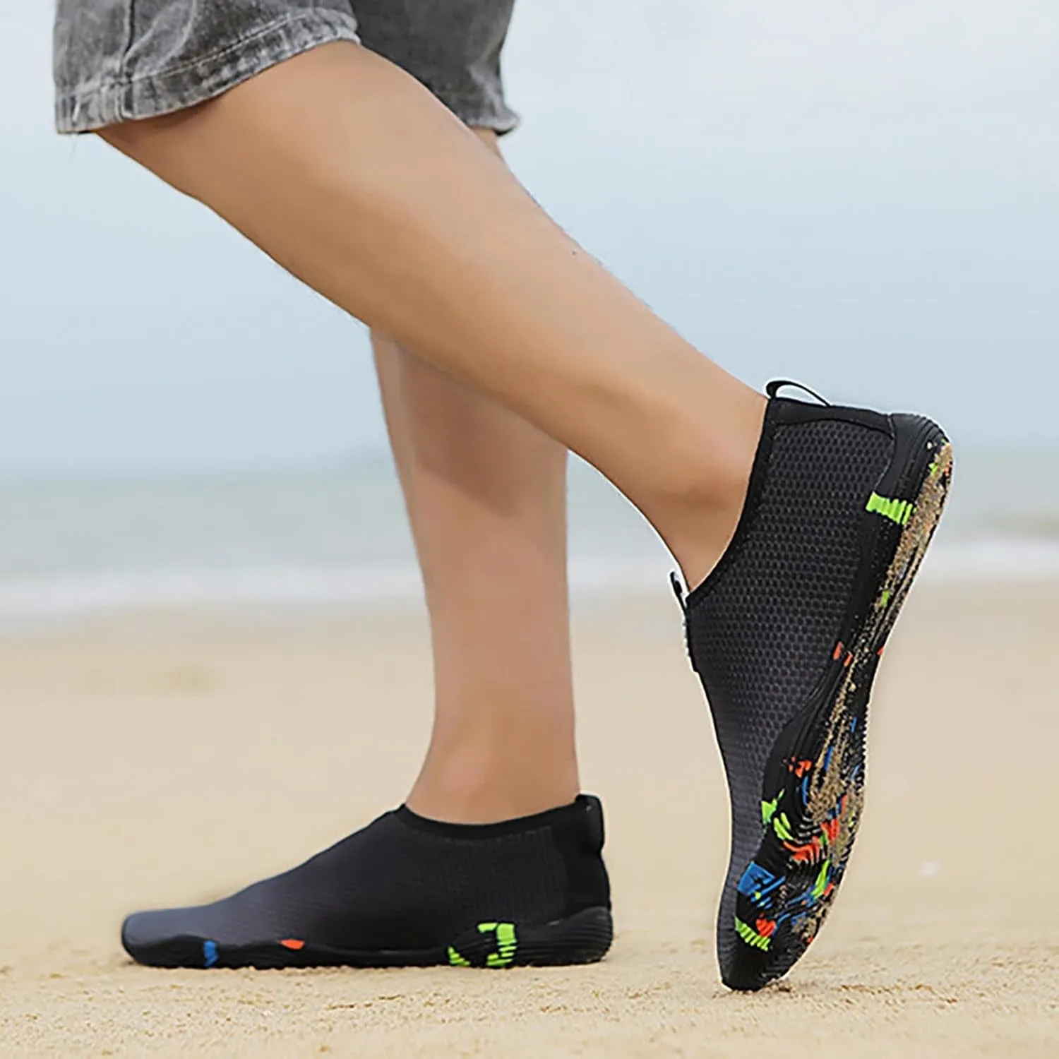 Water Shoes Quick Dry Aqua Socks Barefoot for Women Men Beach Swim Pool Surf Yoga Hiking Kayaking Lightweight Non Slip Outdoor