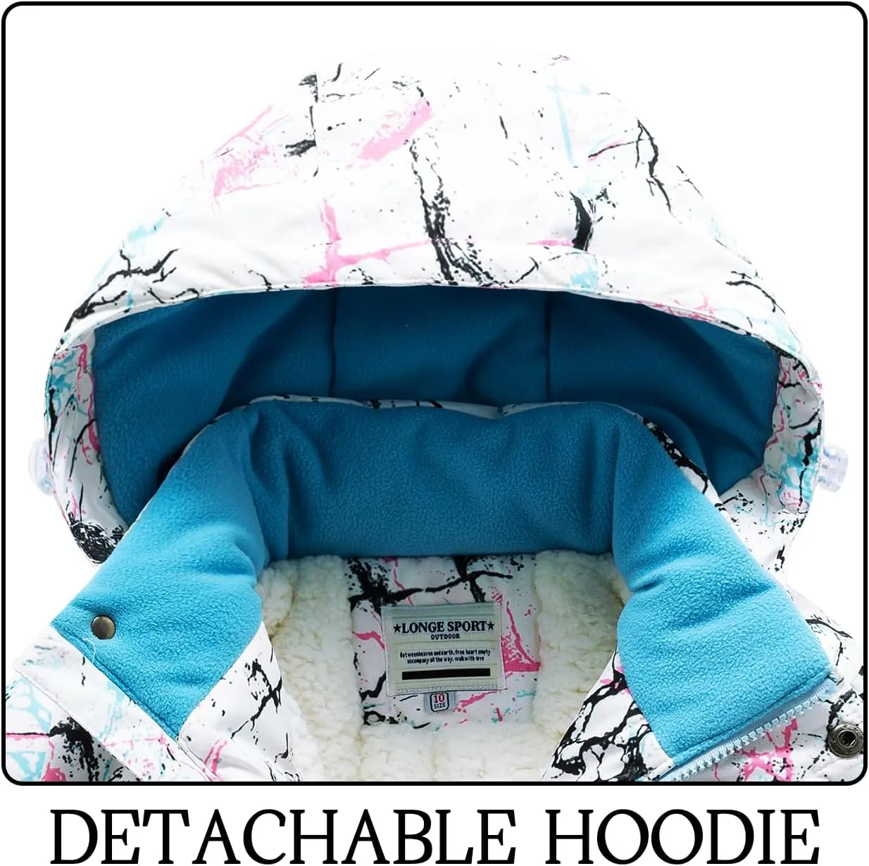 Winter Kids Boys Ski Suit Pants Jackets Sets Girls Snowbibs Snowboarding Clothes
