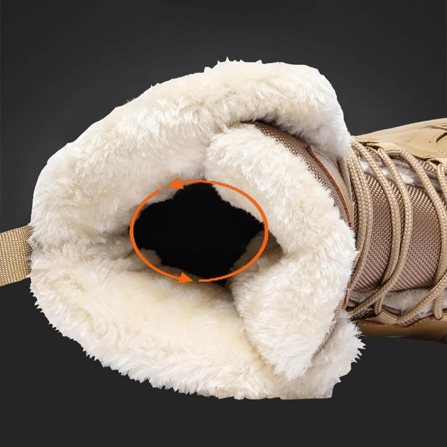 Winter Non Slip Hiking Snow Boots Women Snow Shoes Women Waterproof Ski Boots Women Fuzzy Boots Y2K Extra Wide Calf Winter Boots for Women