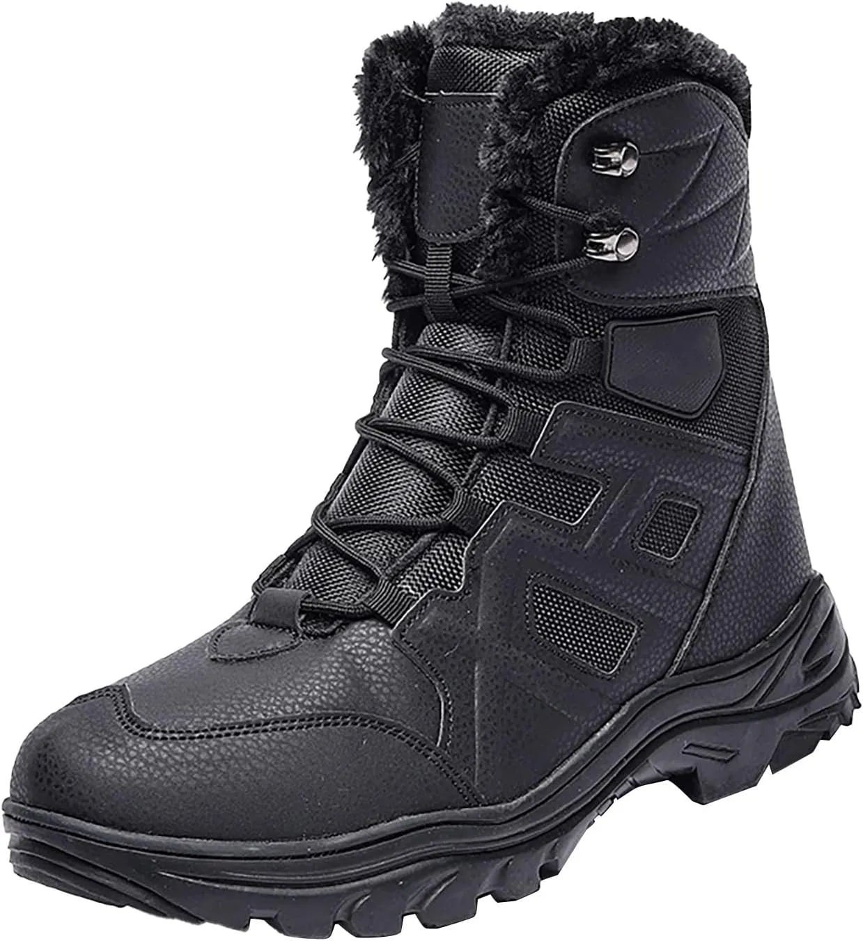 Winter Non Slip Hiking Snow Boots Women Snow Shoes Women Waterproof Ski Boots Women Fuzzy Boots Y2K Extra Wide Calf Winter Boots for Women