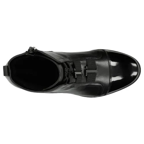 Wojas Black Insulated Leather Ankle Boots | 5506871
