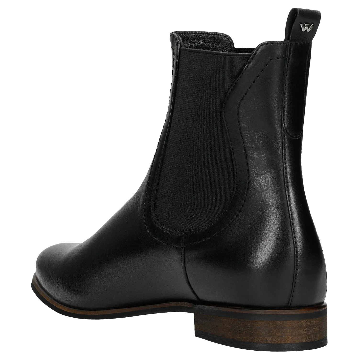 Wojas Black Leather Chelsea Boots | 5506051