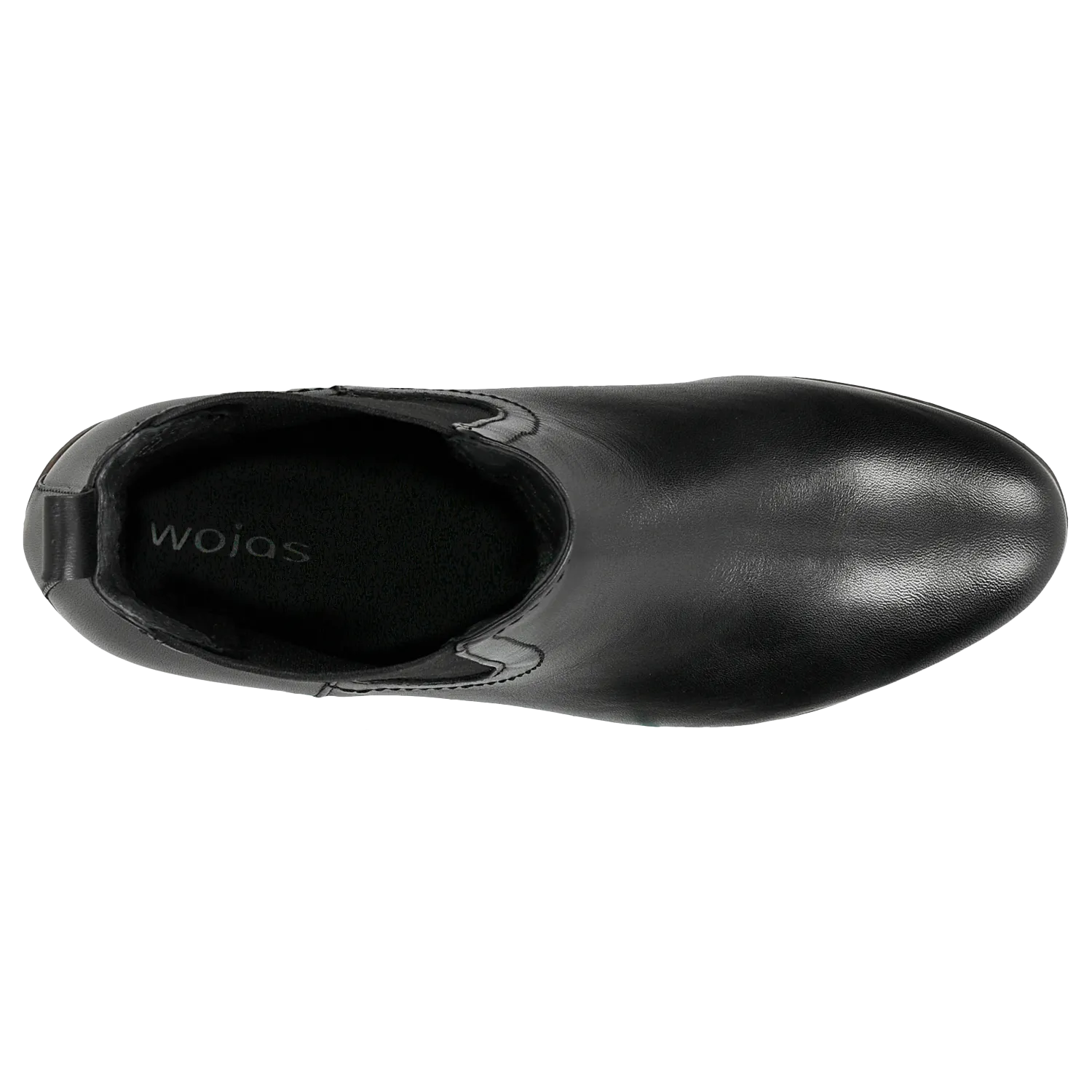 Wojas Black Leather Chelsea Boots | 5506051
