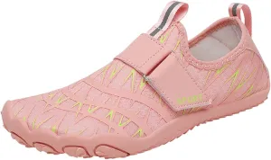 Womens and Mens Water Shoes Breathable Quick-Dry Soft Cushion Barefoot Aqua Socks for Hiking Swimming Beach Wading Surfing Yoga Sport Elastic Band Water Shoe for Men Women Summer Wear Comfy