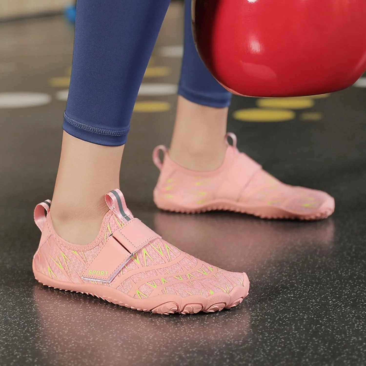 Womens and Mens Water Shoes Breathable Quick-Dry Soft Cushion Barefoot Aqua Socks for Hiking Swimming Beach Wading Surfing Yoga Sport Elastic Band Water Shoe for Men Women Summer Wear Comfy