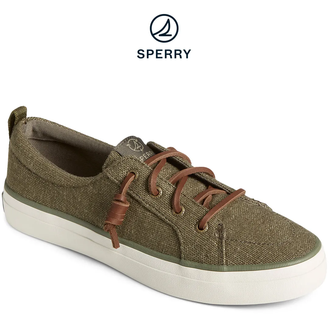 Women's SeaCycled™ Crest Vibe Baja Sneakers - Olive (STS88907)